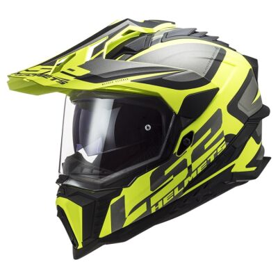 LS2 MX701 EXPLORER-06 HPFC ALTER adventure helma matná-H-V-žlutá